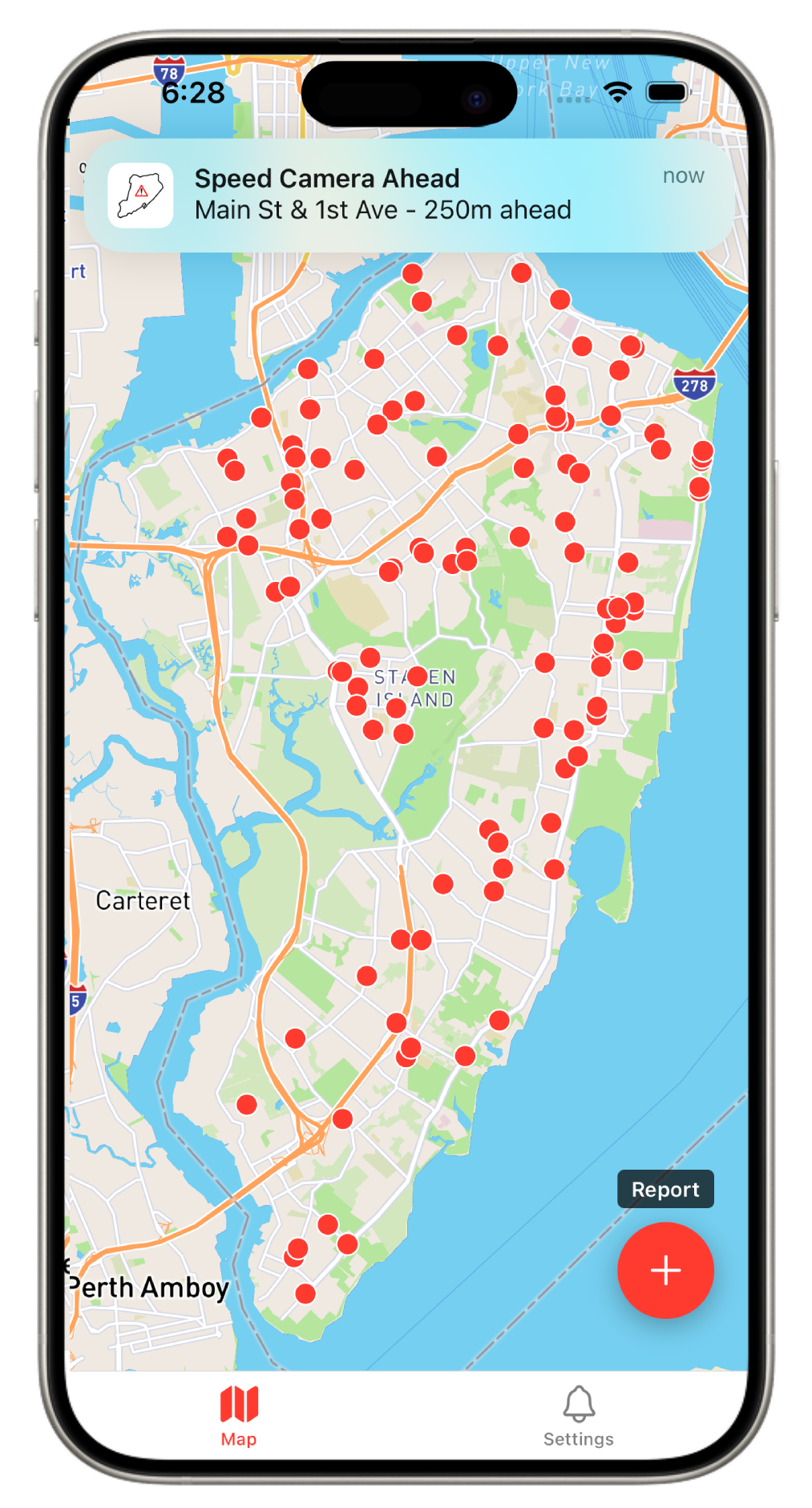 Staten Island Speed Camera App